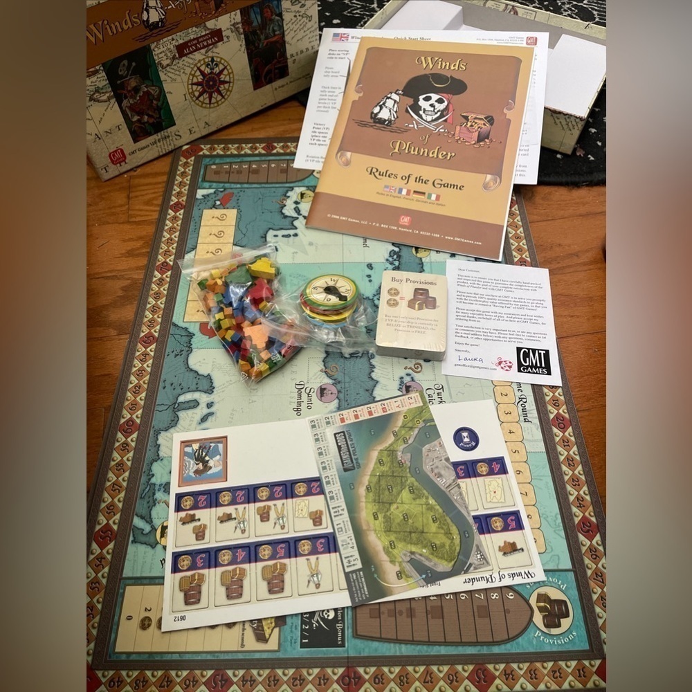 GMT Games Winds of Plunder Pirate Game *NEW*